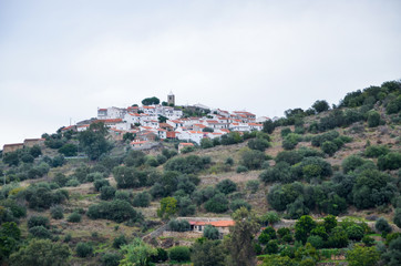 Fototapeta na wymiar ポルトガルのスペイン国境近くの町セグラ（ポルトガル）