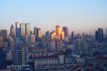 中国　天津　街並み