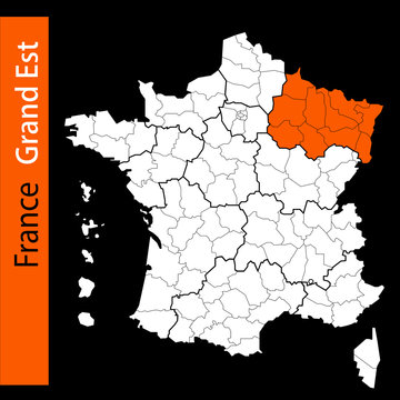 Les régions de France / Grand Est