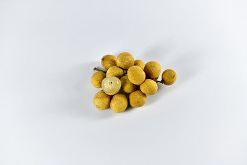 Longan - Thai fruit isolated on white background