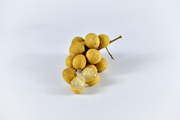 Longan - Thai fruit isolated on white background