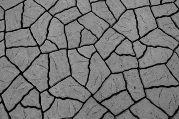 Texture Background of gary brick floor