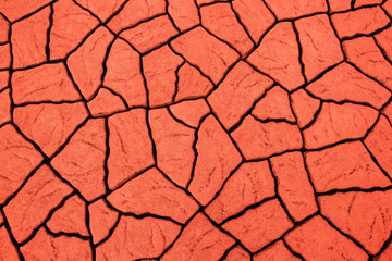 Texture Background of red brick floor