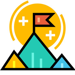 Success LineColor illustration