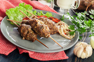 Tasty kofta kebab