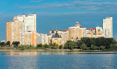 New buildings on Obolon in Kiev