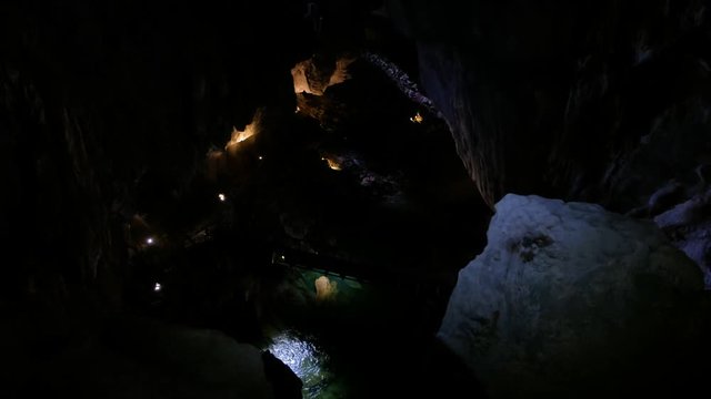 Cave in the Gunung Mulu National Park, Borneo, Malaysia