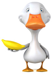 Fun duck - 3D Illustration