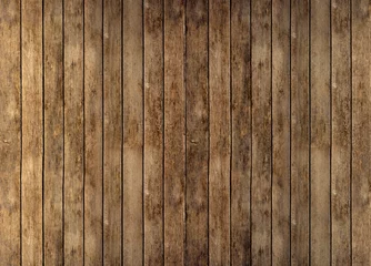 Poster Vloer of wand van rustieke houten planken © Negro Elkha