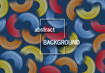 Geometric background with abstract circles shapes
