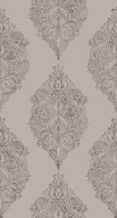 Fototapete Rococo pattern texture Vector. Floral ornament decoration. Royal ements. Victorian engraved retro design. Vintage fabric decor. pastel colors © castecodesign