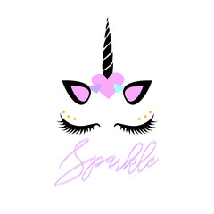 Sparkle, Unicorn Svg, Sweet Unicorn, Magical, Custom Made, Digital Download SVG PNG EPS Ai  Jpeg Cutting File