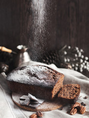 home-made chocolate cake