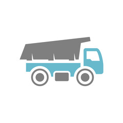 Truck icon on white background for graphic and web design, Modern simple vector sign. Internet concept. Trendy symbol for website design web button or mobile app