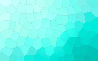 Obraz na płótnie Canvas Illustration of aqua pastel Big Hexagon background.