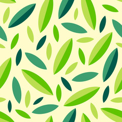 Pattern of simple geometric leaves.