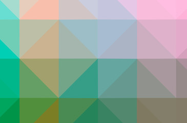 Obraz premium Illustration of abstract Green horizontal low poly background. Beautiful polygon design pattern.
