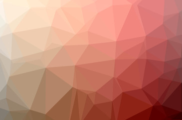 Obraz premium Illustration of abstract Red horizontal low poly background. Beautiful polygon design pattern.