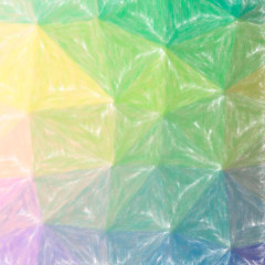 Illustration of green and blue low coverage pastel square background.