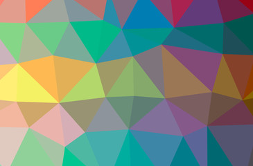 Illustration of abstract Blue, Red And Purple horizontal low poly background. Beautiful polygon design pattern.
