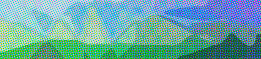 Illustration of abstract Blue, Green And Purple Dots Banner background.