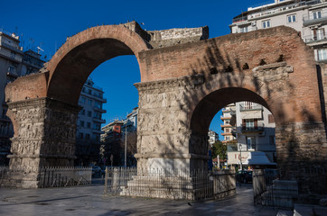 The Arch of Galerius, known as Kamara, Thessaloniki, Greece