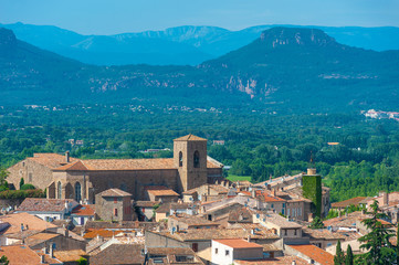 Fototapeta na wymiar Cityscape of Roquebrune-sur-Argens
