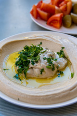 Hummus with tahini