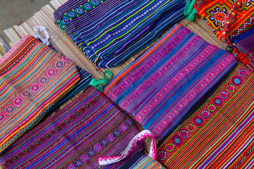 Mon fabrics for sale at market