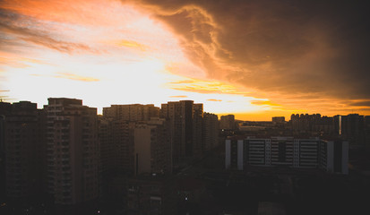 Fototapeta premium Sunshine in Baku