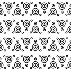 Seamless vector geometrical pattern with hand drawn decorative elements. Graphic design, drawing illustration. Print for fabric, textil, wallpaper, wrapping, packaging. Doddle style,