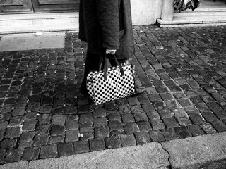 Woman walking on the street 4
