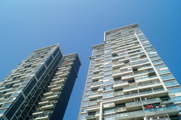 The building appearance of urban residential buildings
