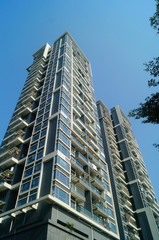The building appearance of urban residential buildings