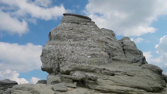 The Sphinx Rock (Sfinxul) in Bucegi Mountains, Romania