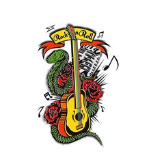 Musical instruments background. Vector illustration design.
