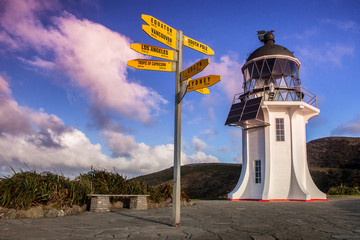 Cape Reinga. North Lighthouse New Zealand