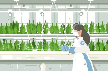 Eco farm with aquaponics system