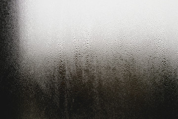 water condensation on a window