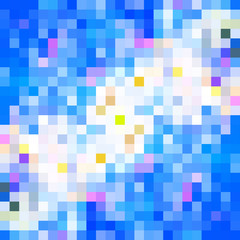 Chaos of colored figures
