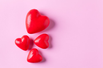 Obraz premium Red hearts