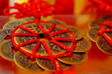 Chinese ancient coin handicraft