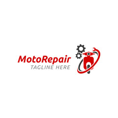 Moto Repair Logo