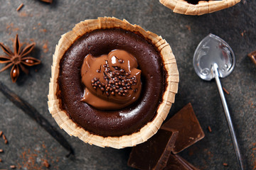Delicious chocolate dessert