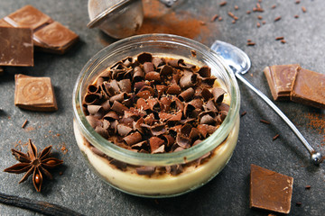 Delicious chocolate dessert