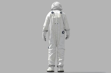 3d rendering space man on white background -  illustration © chonlathit