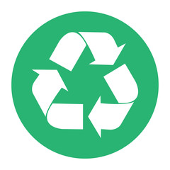 vector recycle symbol. recycle vector icon. color icon.