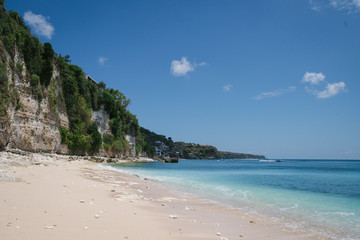Fototapeta na wymiar tropical beach in bali indonesia