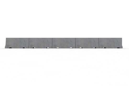 Concrete Barrier 3d Rendering