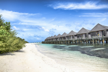 Maledives, hotel locly hats.